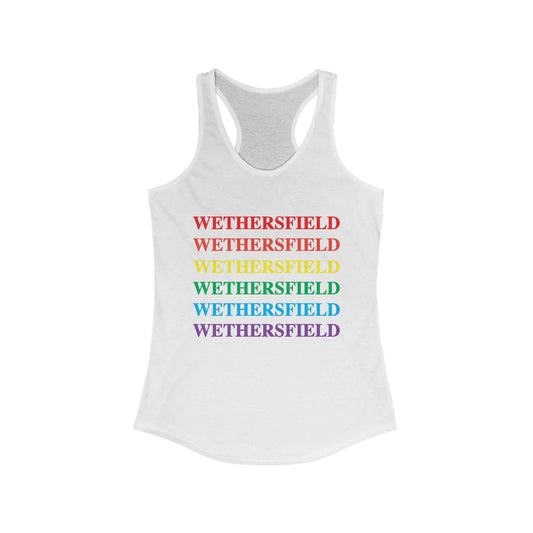 Wethersfield Pride Women's Ideal Racerback Tank