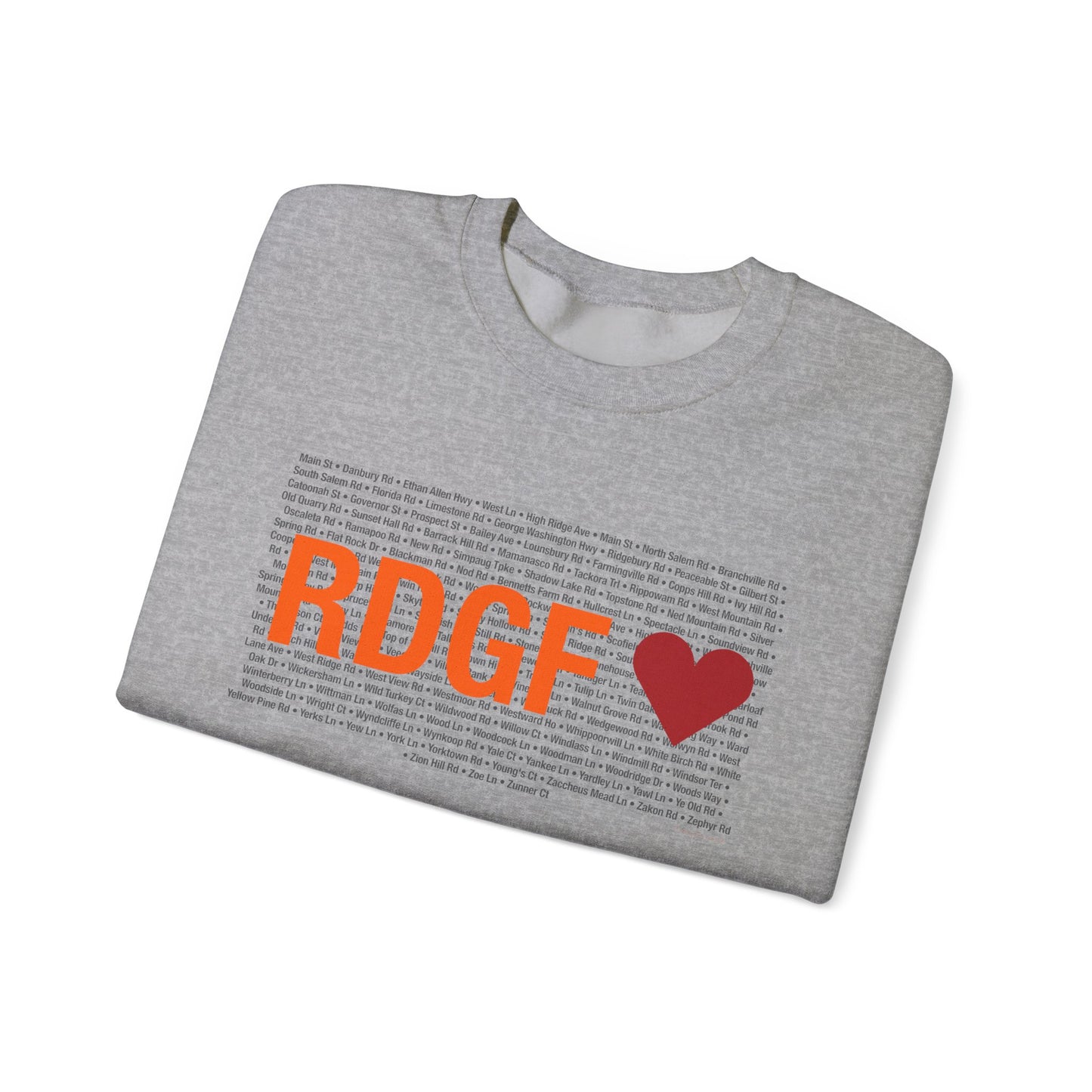 Ridgefield Love Unisex Heavy Blend™ Crewneck Sweatshirt