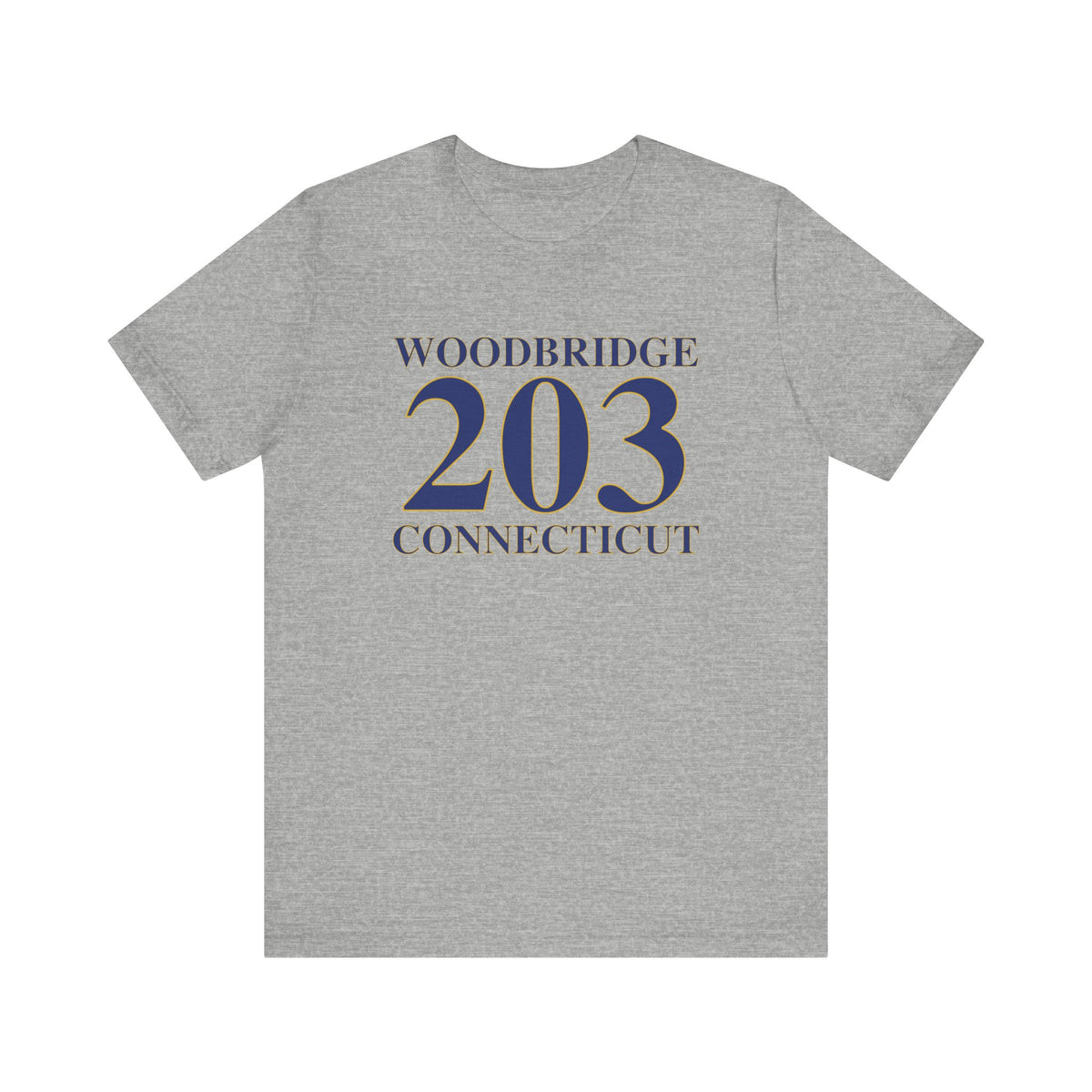 Woodbridge 203 Connecticut Unisex Jersey Short Sleeve T-Shirt