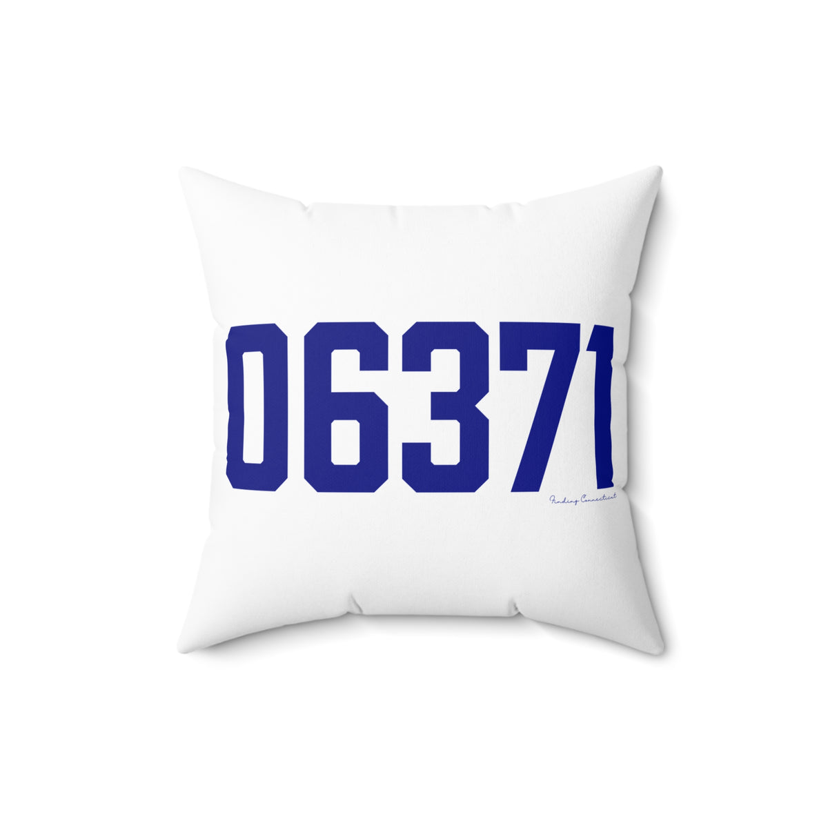 06371 Lyme Connecticut Zip Code Spun Polyester Square Pillow