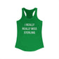 I Really Really Miss Sterling Women's Ideal Racerback Tank Top
