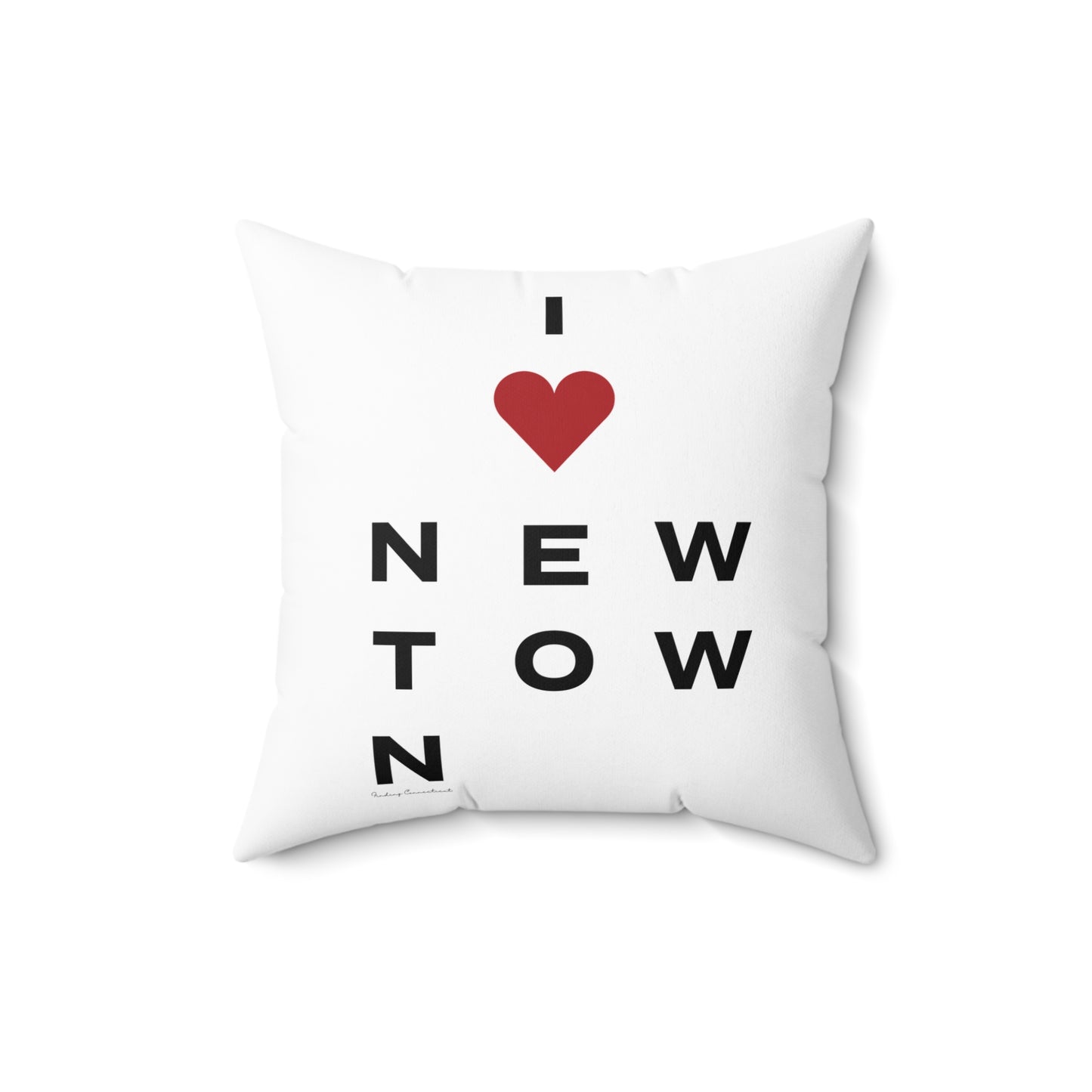 Newtown Vision Spun Polyester Square Pillow