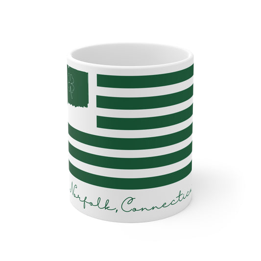 Norfolk Connecticut St. Patrick’s Day Flag Mug 11oz