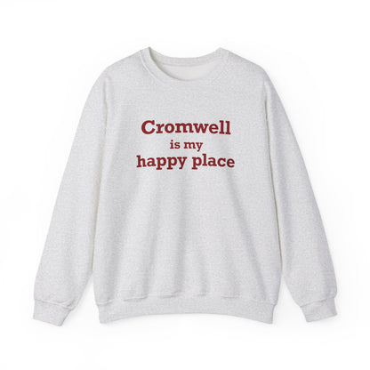 Cromwell is My Happy Place Unisex Heavy Blend™ Crewneck Sweatshirt