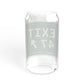 Vintage Exit 47 Merritt Parkway Sign Sipper Glass, 16oz