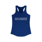 Just a kid from South Norwalk Women's Ideal Racerback Tank Top