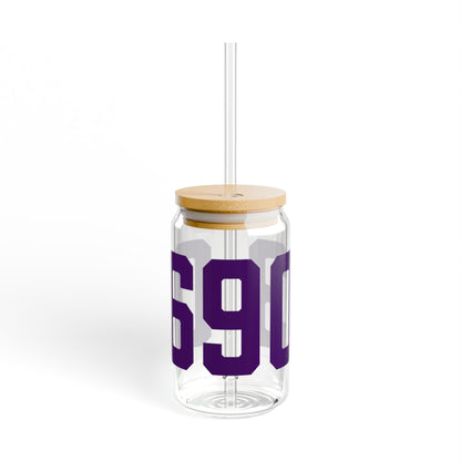 06903 Stamford Connecticut Zip Code Sipper Glass, 16oz