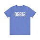 06812 New Fairfield CT Zip Code Unisex Jersey Short Sleeve T-Shirt
