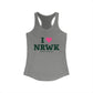 I Heart NRWK Women's Ideal Racerback Tank Top