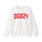 06824 Fairfield Connecticut Zip Code Unisex Heavy Blend™ Crewneck Sweatshirt