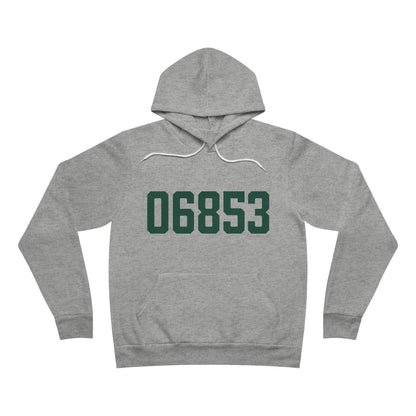 06853 Norwalk Connecticut Zip Code Unisex Sponge Fleece Pullover Hoodie Sweatshirt