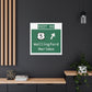 Vintage WCP Exit 66 Sign Matte Canvas, Stretched, 1.25"