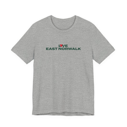 Love East Norwalk Unisex Jersey Short Sleeve T-Shirt