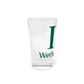 I Clover Wethersfield Pint Glass, 16oz
