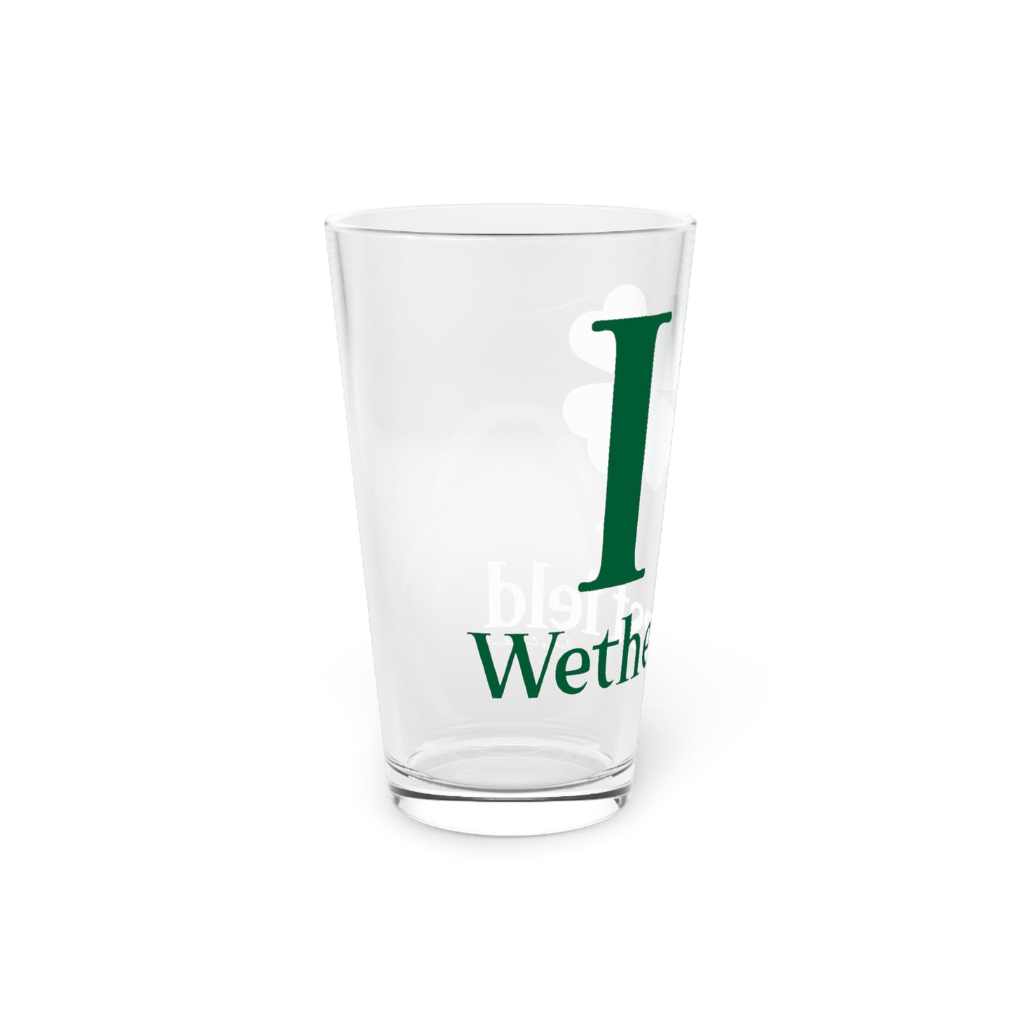 I Clover Wethersfield Pint Glass, 16oz