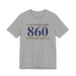 East Hartford 860 Connecticut Unisex Jersey Short Sleeve Tee