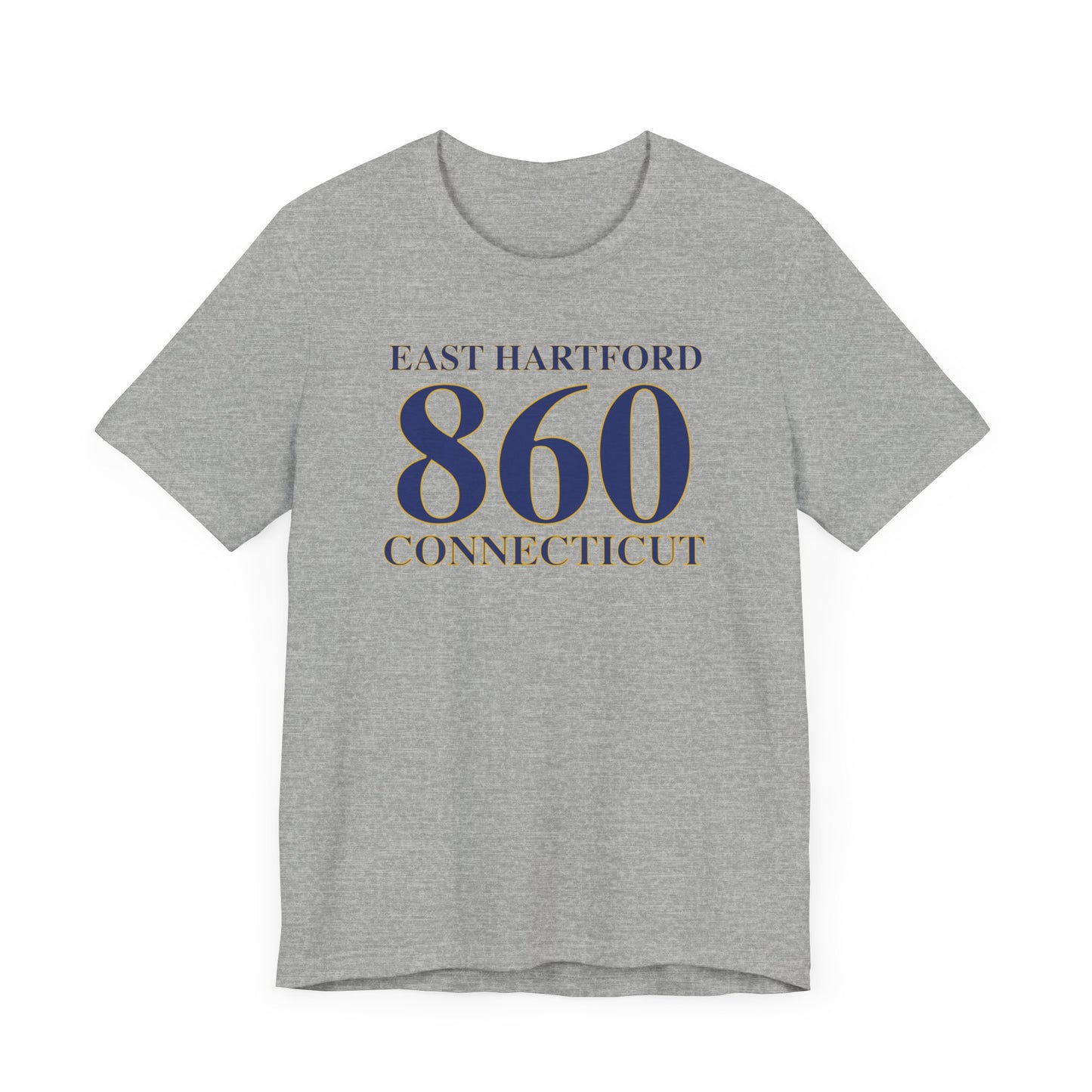 East Hartford 860 Connecticut Unisex Jersey Short Sleeve Tee