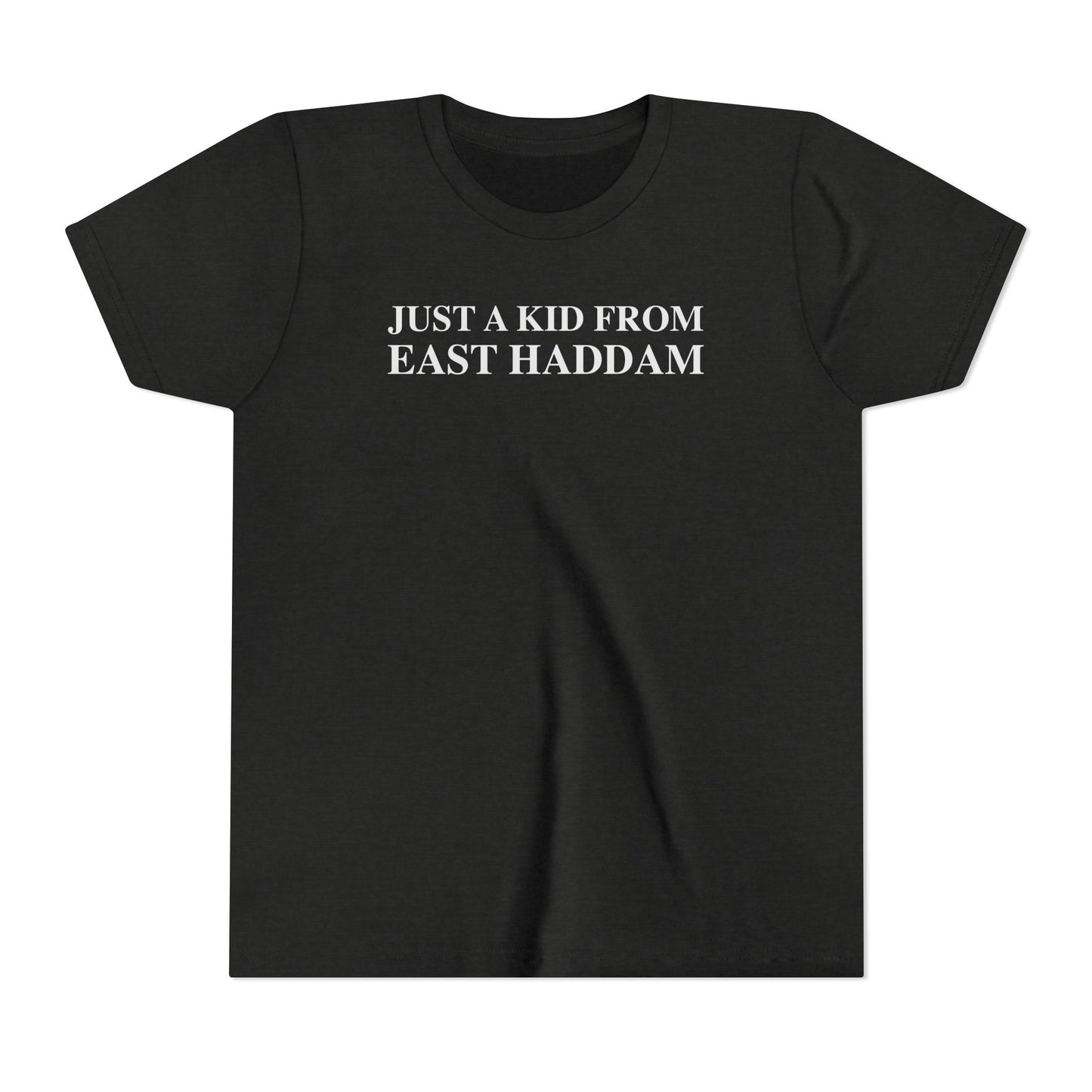 Just a kid from East Haddam Youth Short Sleeve T-Shirt