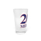 Meriden Red, White & Blue Pint Glass, 16oz