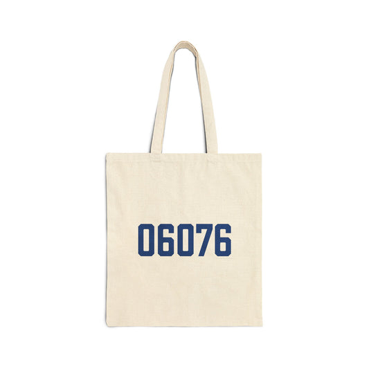 06076 Stafford Connecticut Zip Code Cotton Canvas Tote Bag