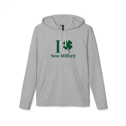 I Clover New Milford adidas Unisex Fleece Hoodie