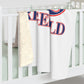 203 Ridgefield Red White & Blue Sherpa Fleece Blanket