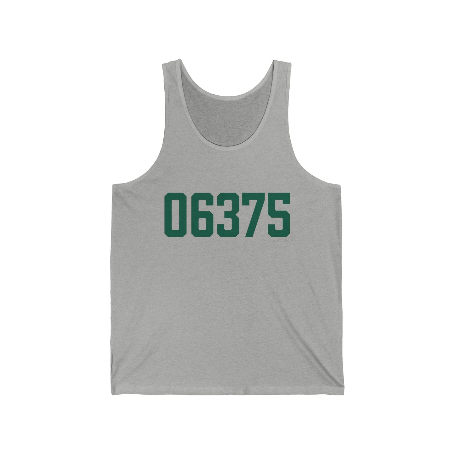 06375 - New London CT Zip Code - Unisex Jersey Tank
