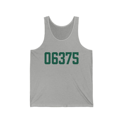 06375 - New London CT Zip Code - Unisex Jersey Tank