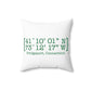 Bridgeport Coordinates Spun Polyester Square Pillow