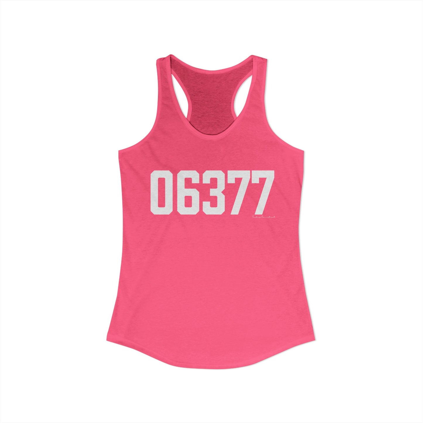 06377 Sterling CT Zip Code Women's Ideal Racerback Tank Top