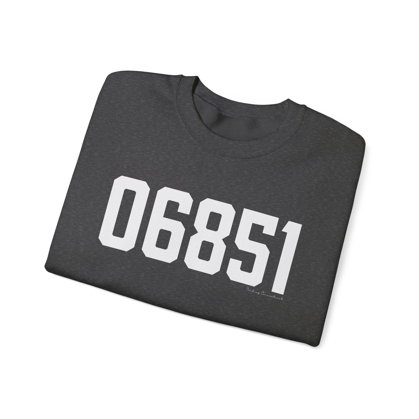 06851 Norwalk CT Zip Code Unisex Heavy Blend™ Crewneck Sweatshirt