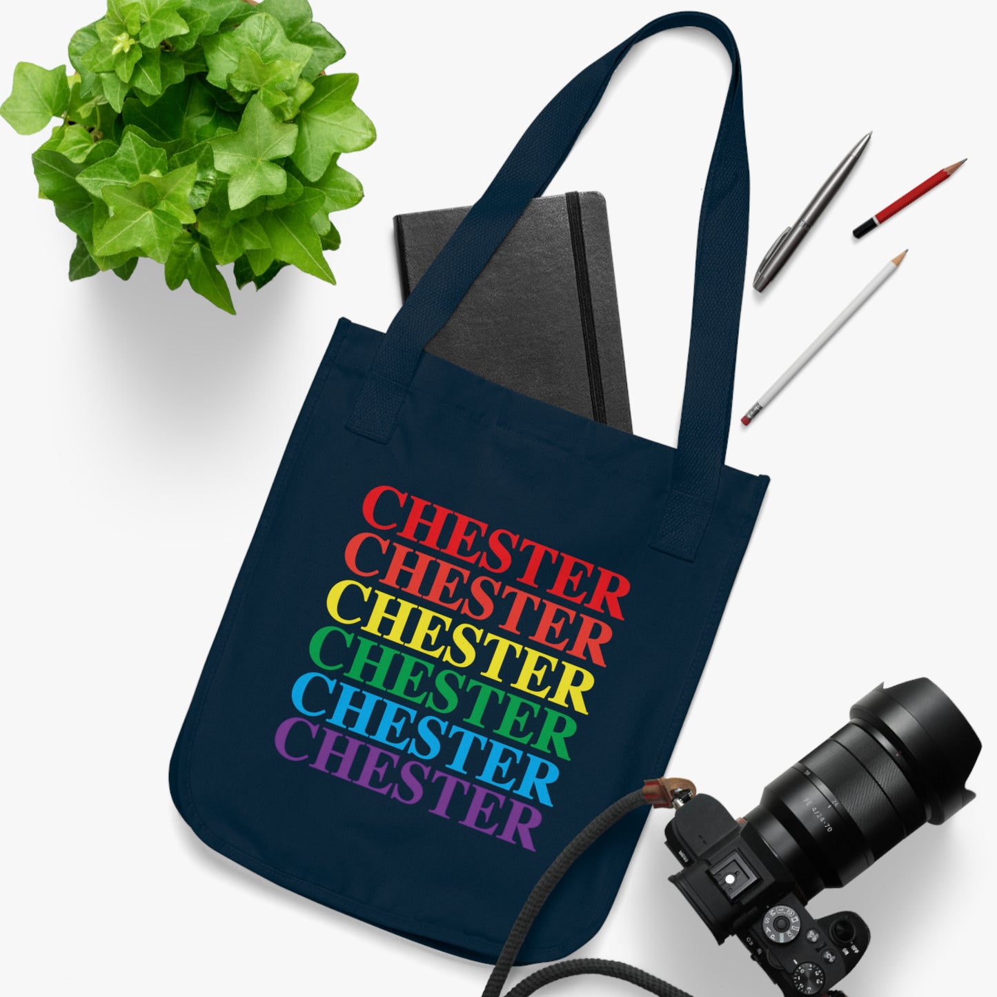 Chester Pride Organic Canvas Tote Bag