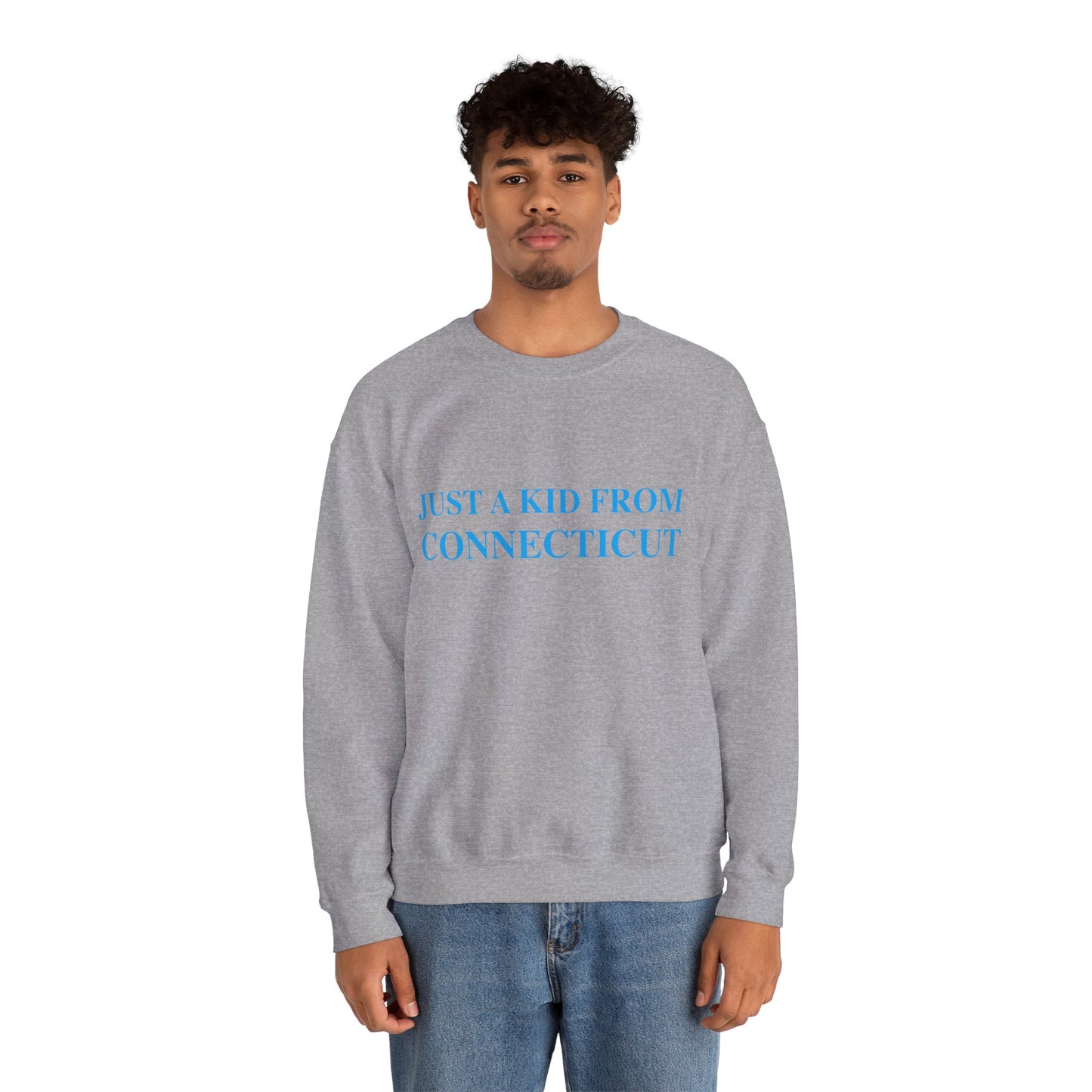 Just a Kid From Connecticut Unisex Heavy Blend™ Crewneck Sweatshirt