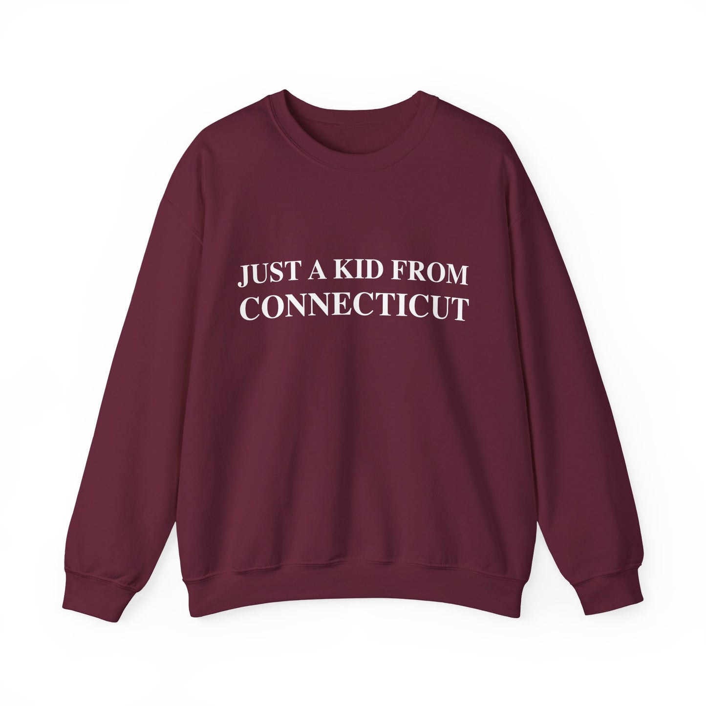 Just a Kid from Connecticut Unisex Heavy Blend™ Crewneck Sweatshirt