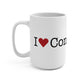 I Heart Connecticut. Mug 15oz