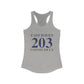 East Haven 203 Connecticut Women's Ideal Racerback Tank