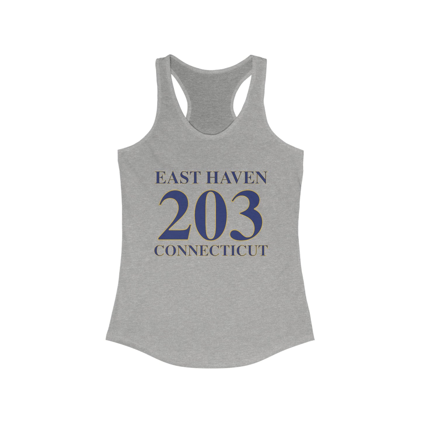 East Haven 203 Connecticut Women's Ideal Racerback Tank