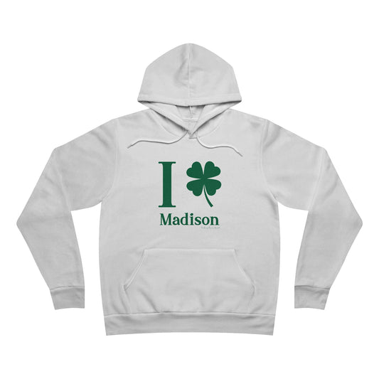 I Clover Madision Unisex Sponge Fleece Pullover Hoodie