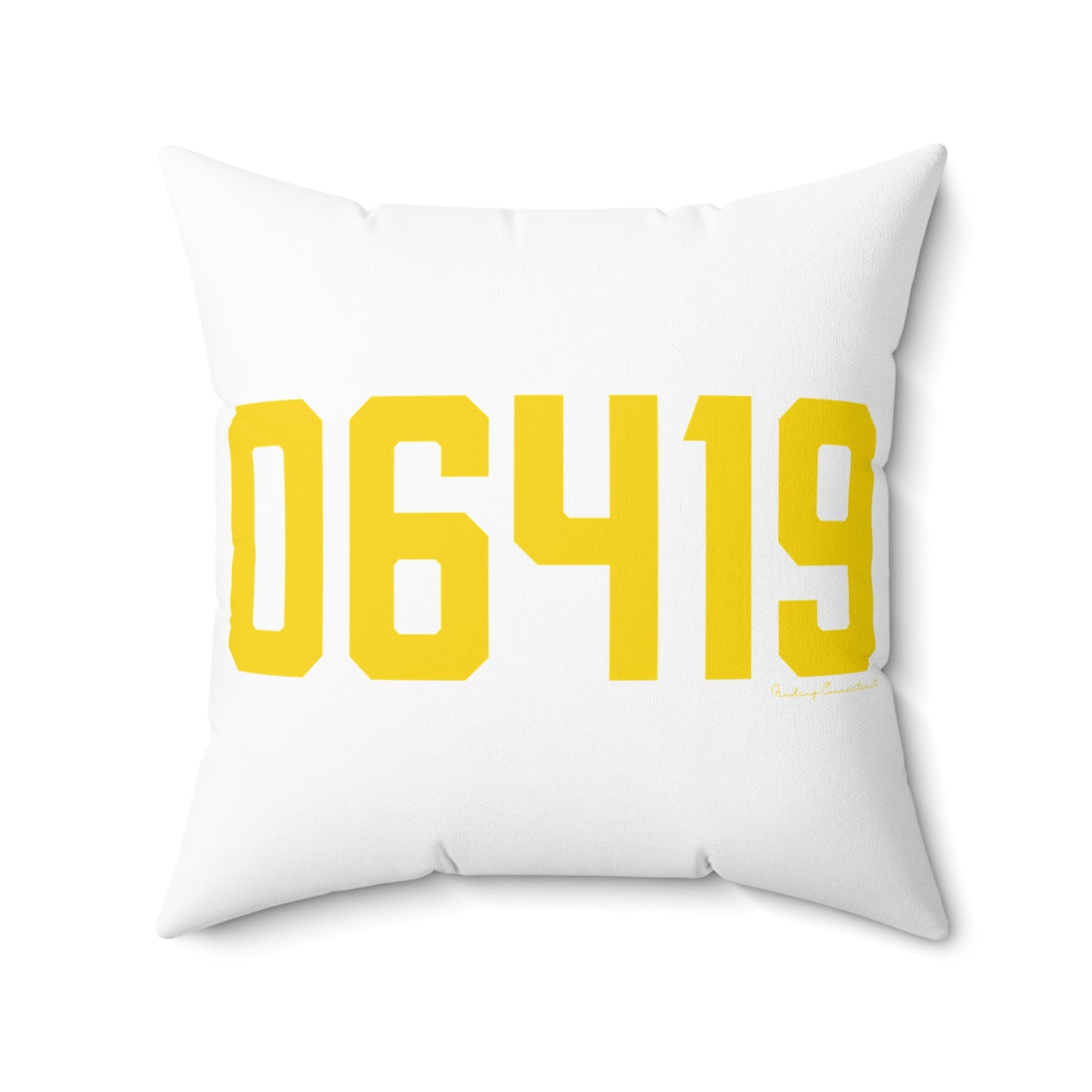 06419 Killingworth Connecticut Zip Code Spun Polyester Square Pillow