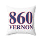 860 Vernon Red, White & Blue  Spun Polyester Square Pillow