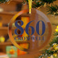 860 Cromwell Glass Ornaments