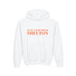 Just a kid from Shelton Youth Heavy Blend Hooded Sweatshirt