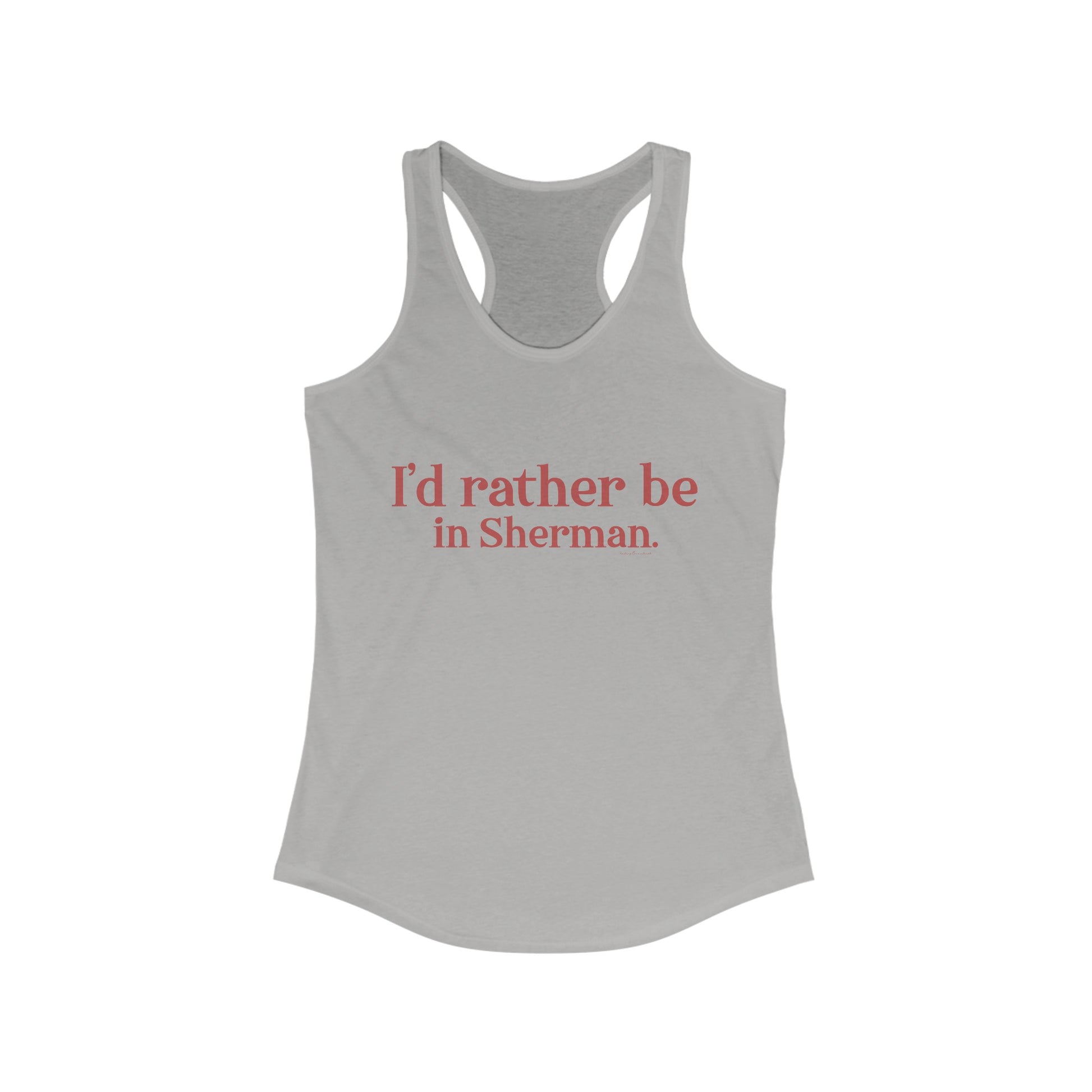 Sherman connecticut tank top shirt