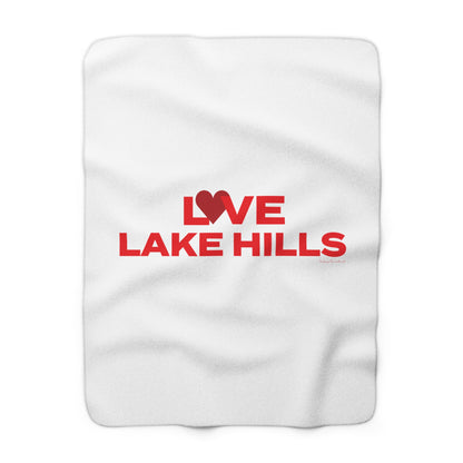 Love Lake Hills  Sherpa Fleece Blanket