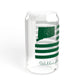 Willington Connecticut St. Patrick’s Day Flag Sipper Glass, 16oz