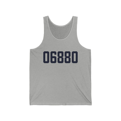 06880 Westport Connecticut Zip Code Unisex Jersey Tank Top