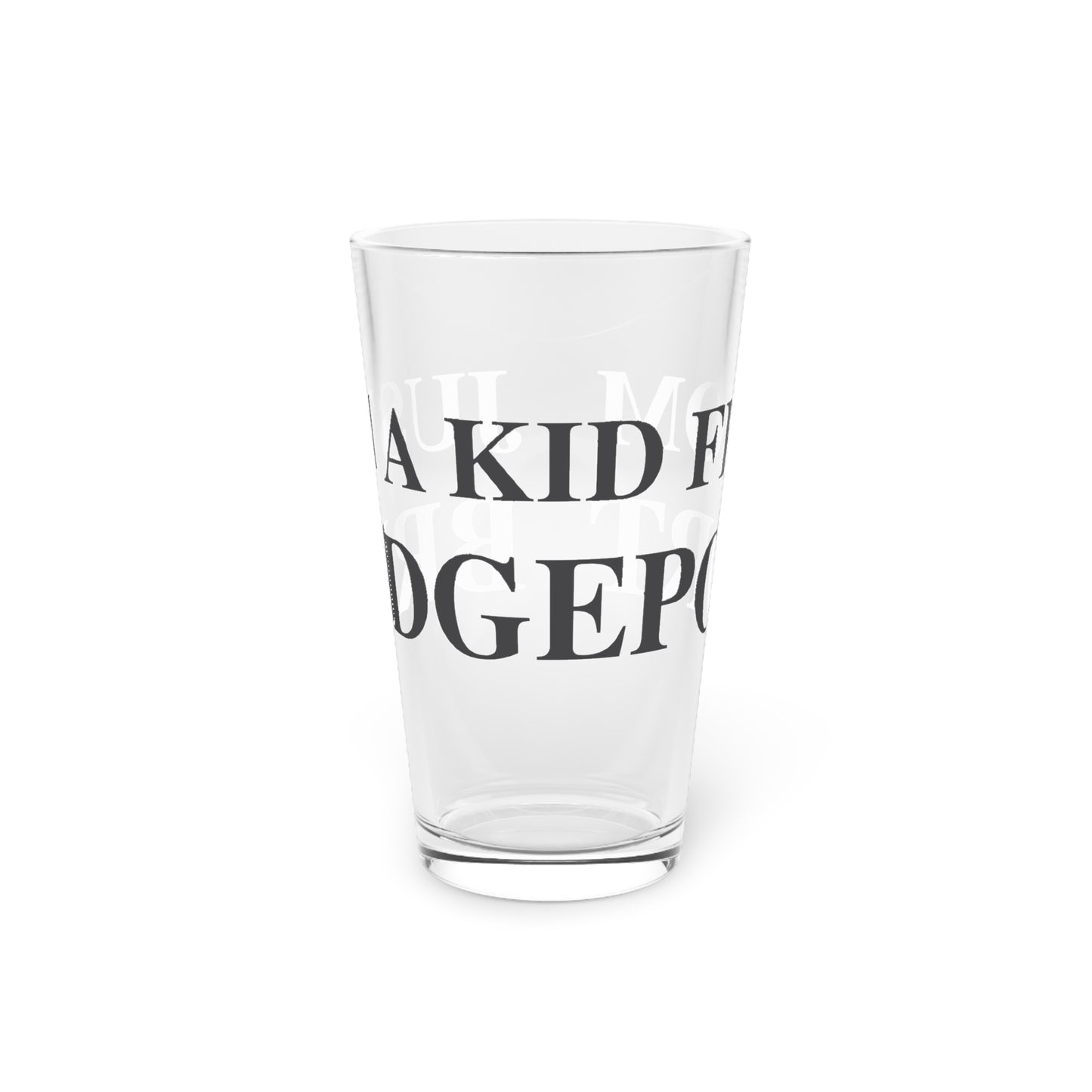 Just a kid from Bridgeport Pint Glass, 16oz