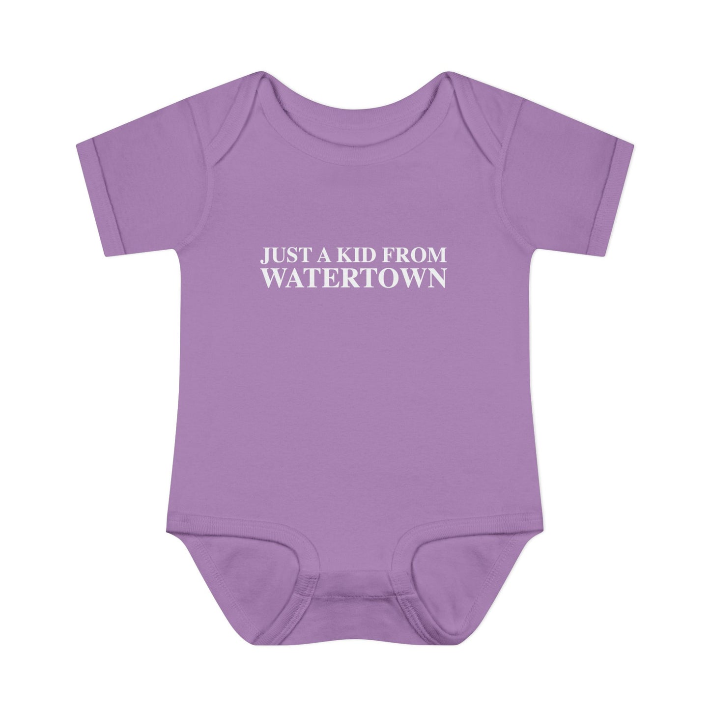 Just a kid from Watertown Infant Baby Rib Bodysuit