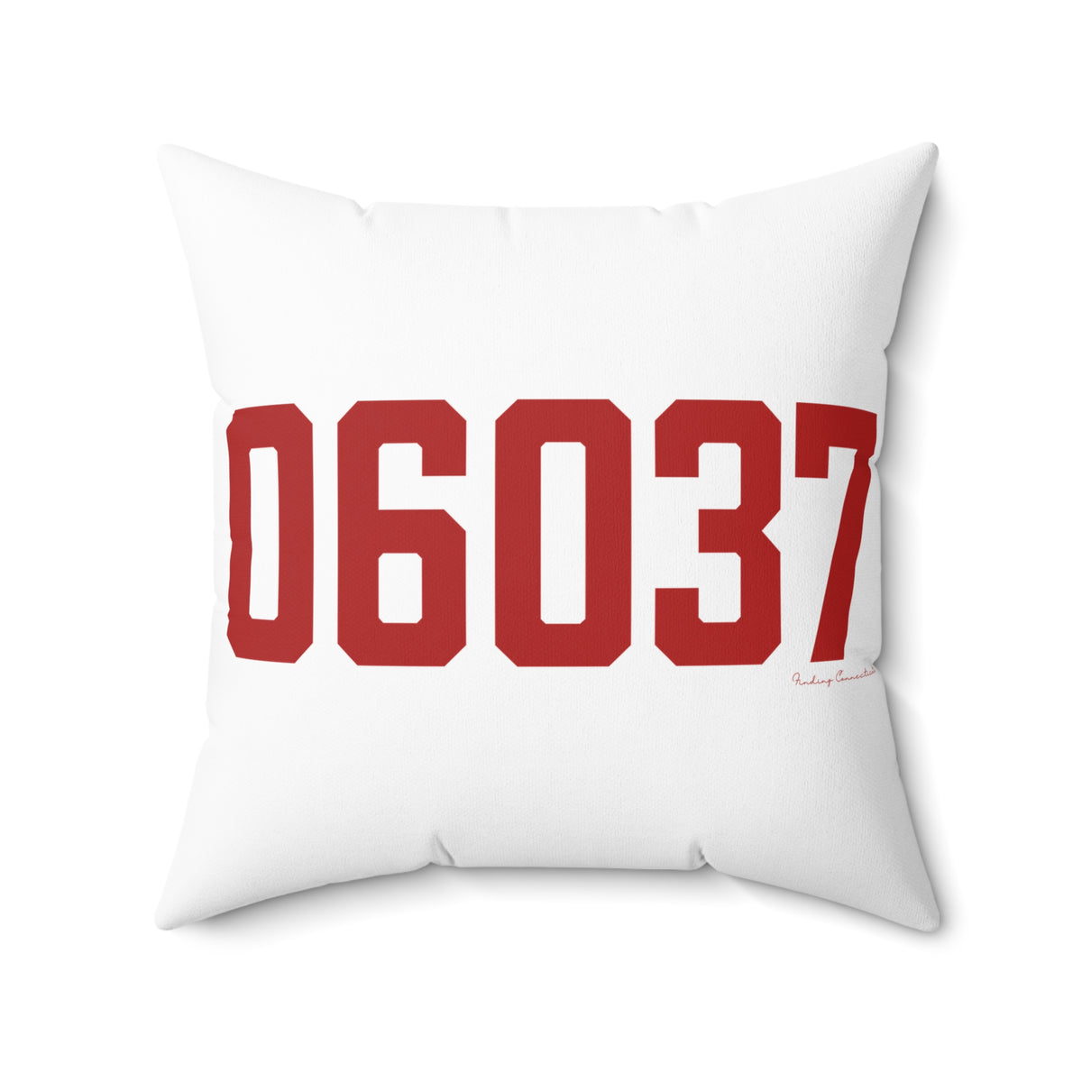 06037 Berlin Connecticut Zip Code Polyester Square Pillow