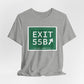 Vintage Exit 55B WCP Sign Unisex Jersey Short Sleeve T-Shirt
